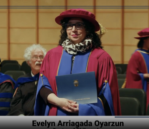 CONGRATS TO EDGES MEMBER EVELYN ARRIAGADA ON THE COMPLETION OF HER PHD IN RES!!